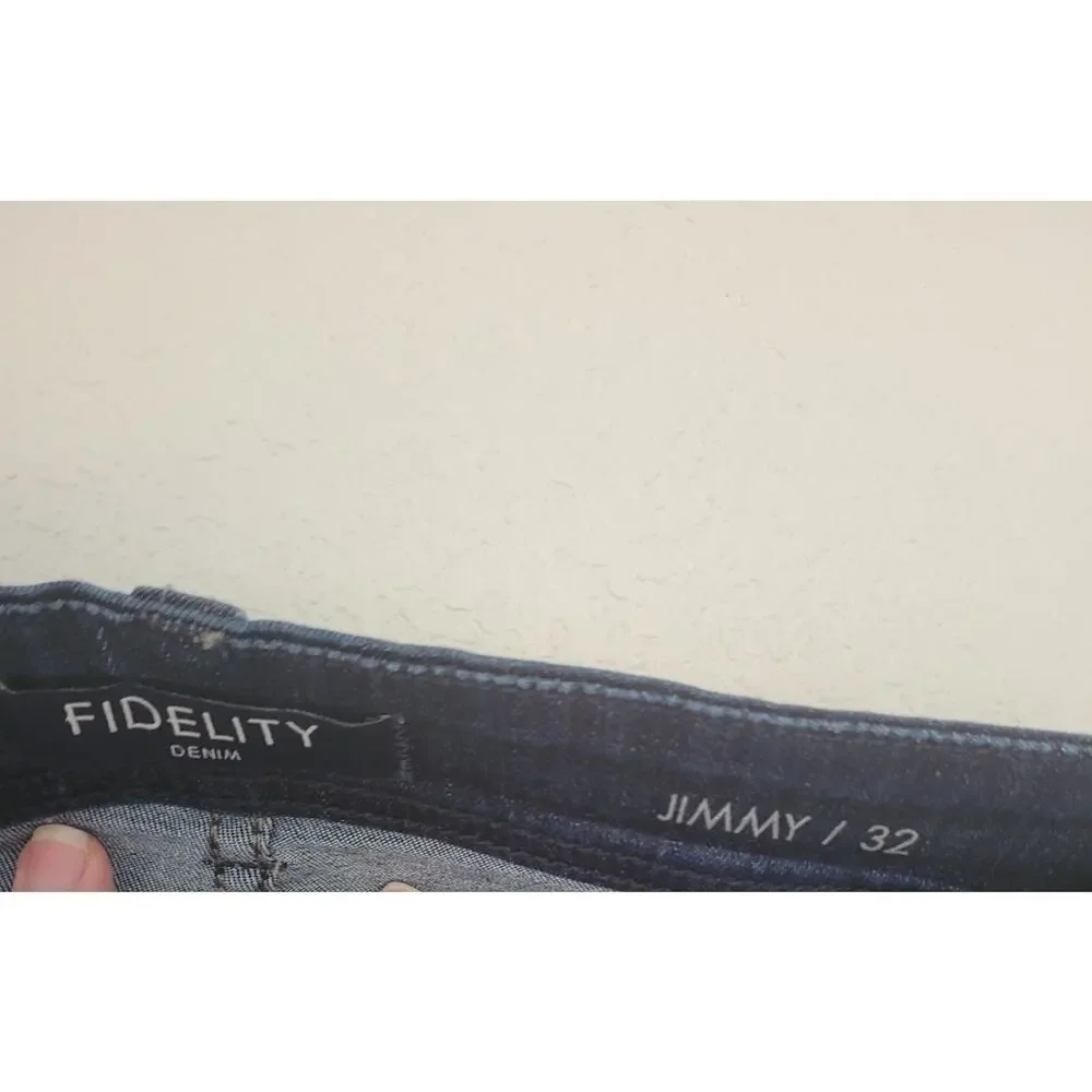 Fidelity Denim Men's Jimmy Slim Straight‎ Jean's size 32 x 34 #P